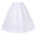 Belle Poque Frauen Luxus Retro Kleid Vintage Kleid 3 Schichten Tüll Netting Crinoline Underskirt Petticoat BP000229-2